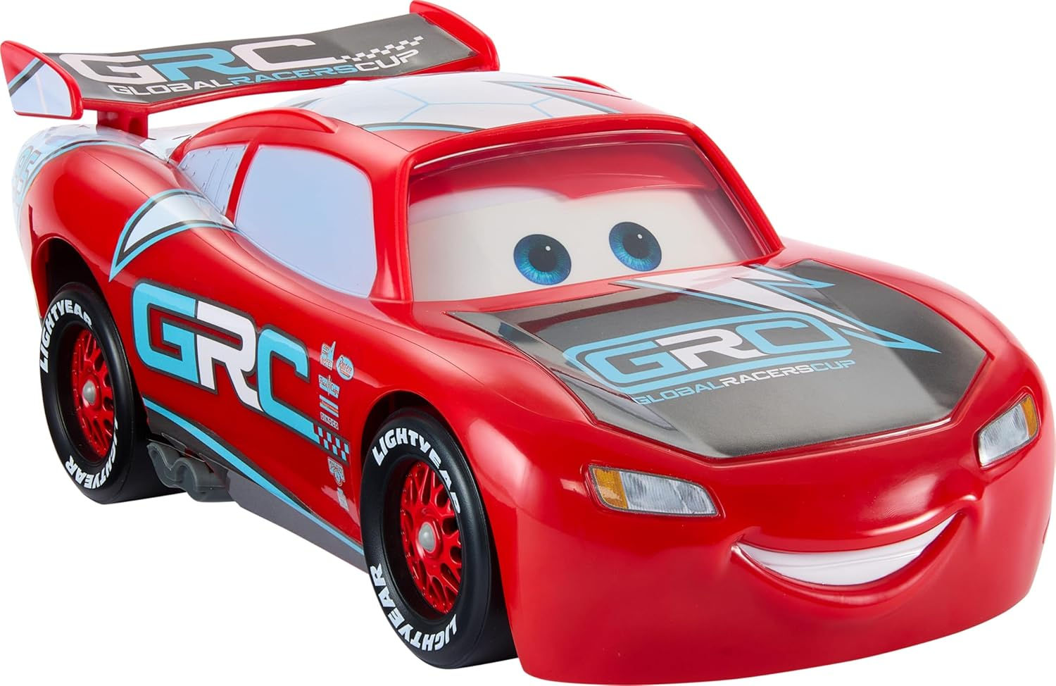 Mattel Disney Pixar Cars Lightning Mcqueen Toy Vehicle & Accessories, Global Racers Cup Drift & Race Car with 2 Modes of Play image number 2
