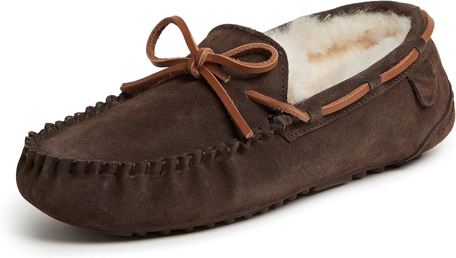 Fireside by Dearfoams Men'S Moccasin Slipper