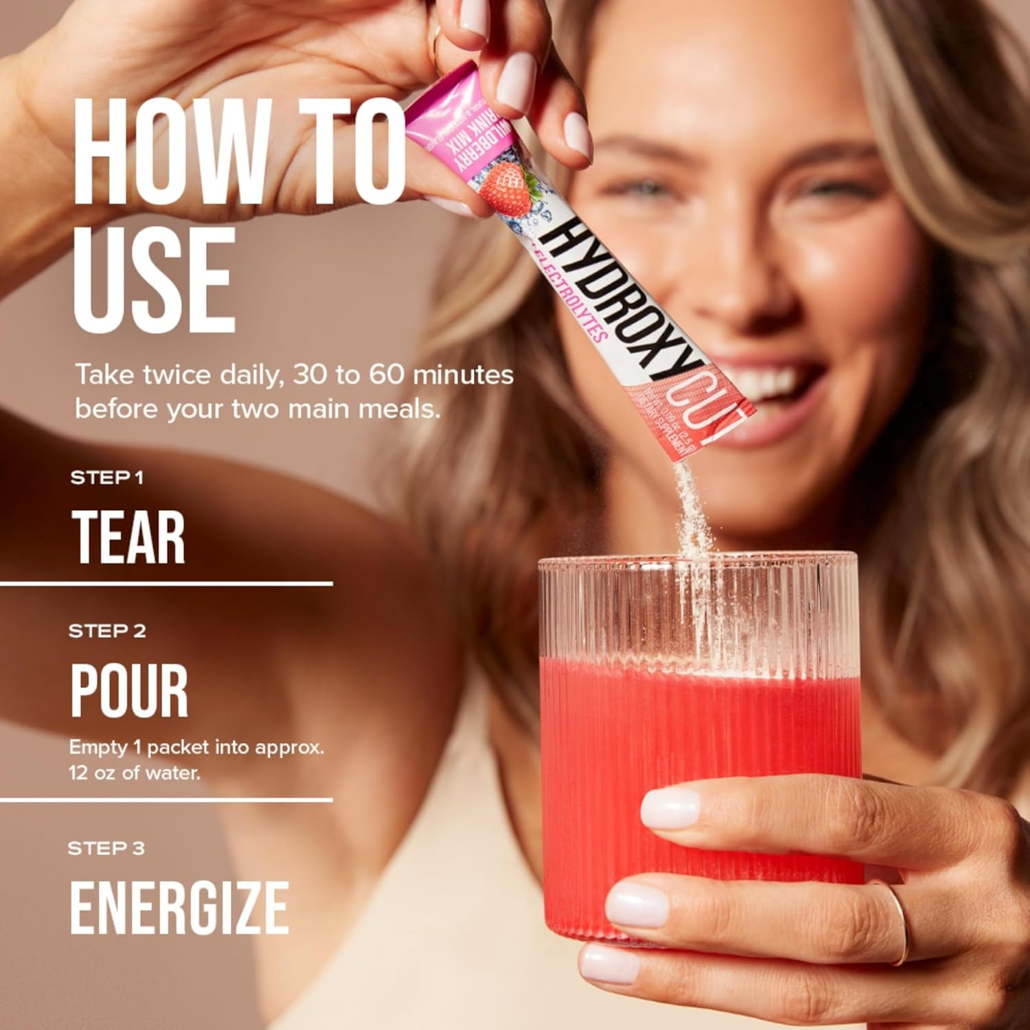 Hydroxycut Drink Mix, Scientifically Tested Weight Loss and Energy, Weight Loss Drink, 28 Packets (50.5 Grams) image number 2