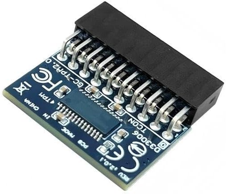 Gintai TPM2.0 Encryption Security Module TPM LPC 20Pin Module SLB9665 Windows 11 Upgrade for Gigabyte Motherboard Ga-H170-Gaming 3 GA-H170-HD3