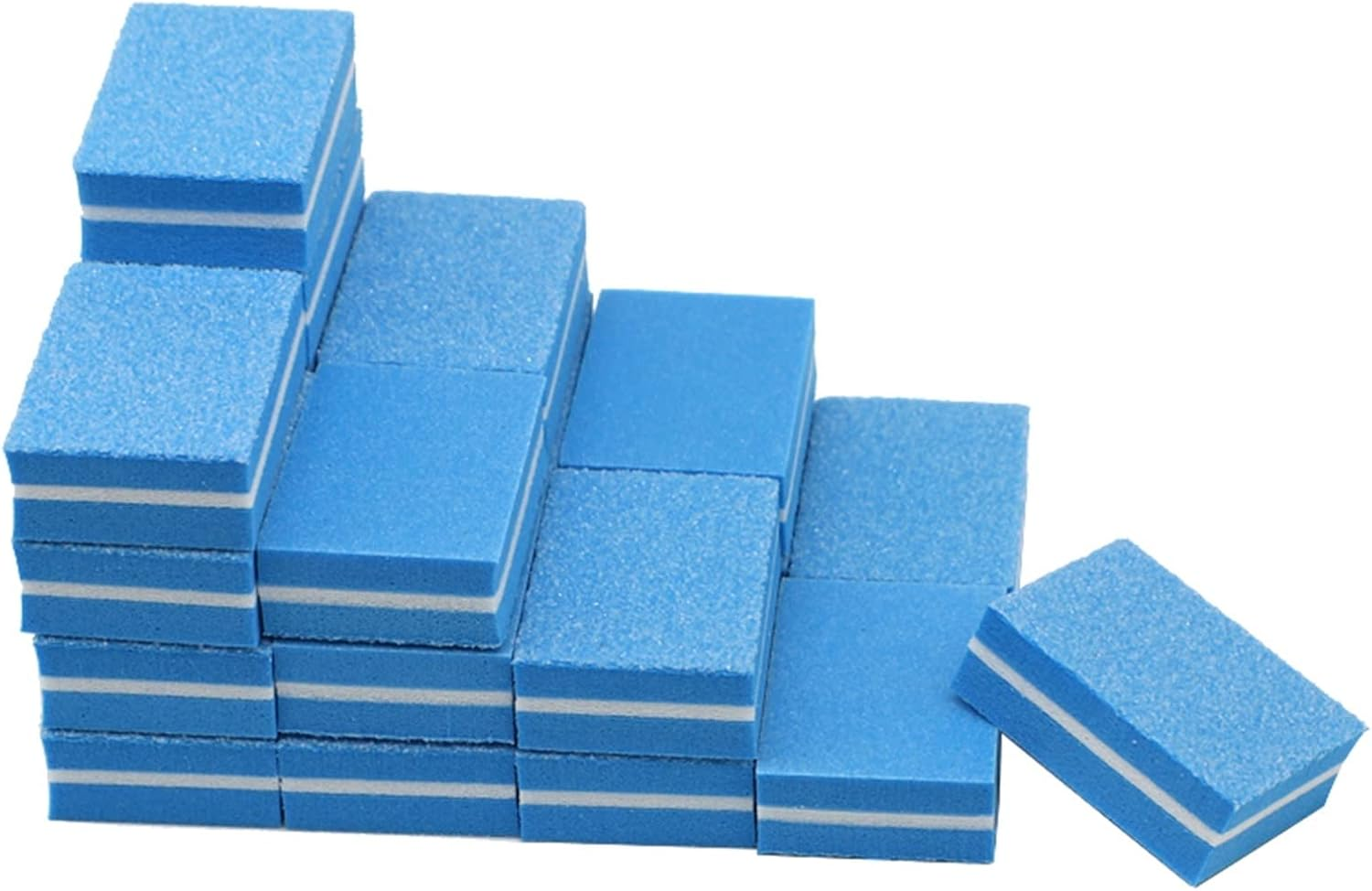 TRUSTTWO 50Pcs Mini Nail File Sanding Nail Art Care Pilnik Do Paznokci Buffing Pedicure Blue Women Beauty Manicure Tools Polisher Block the New image number 3