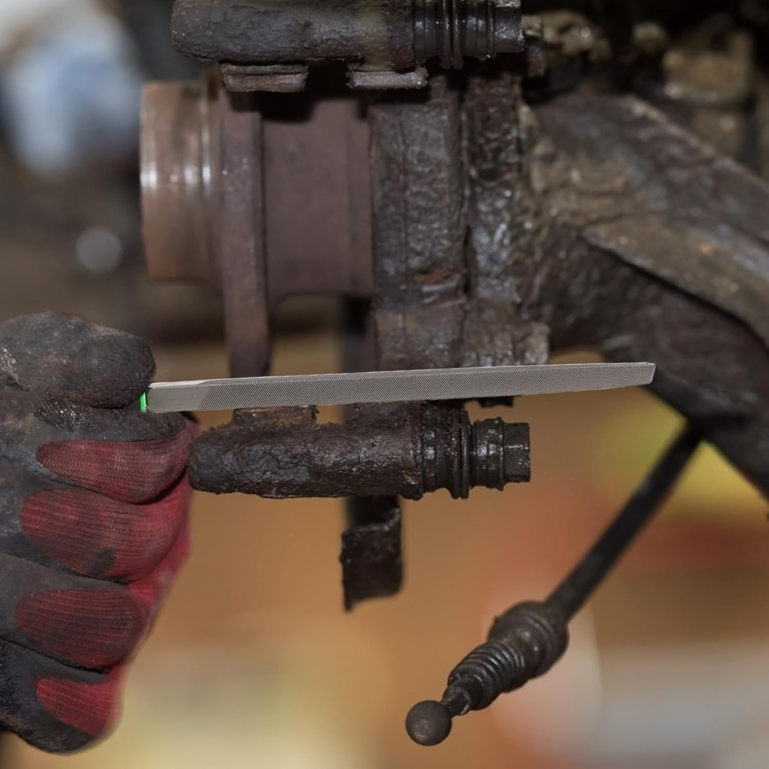 HAKIDZEL 5Pcs Wood Files for Woodworking: Woodworking Rasps Tool Sharp Files for Wood Fine Tooth Woodcraft Projects Shaping Portable Carpentry Tools image number 4