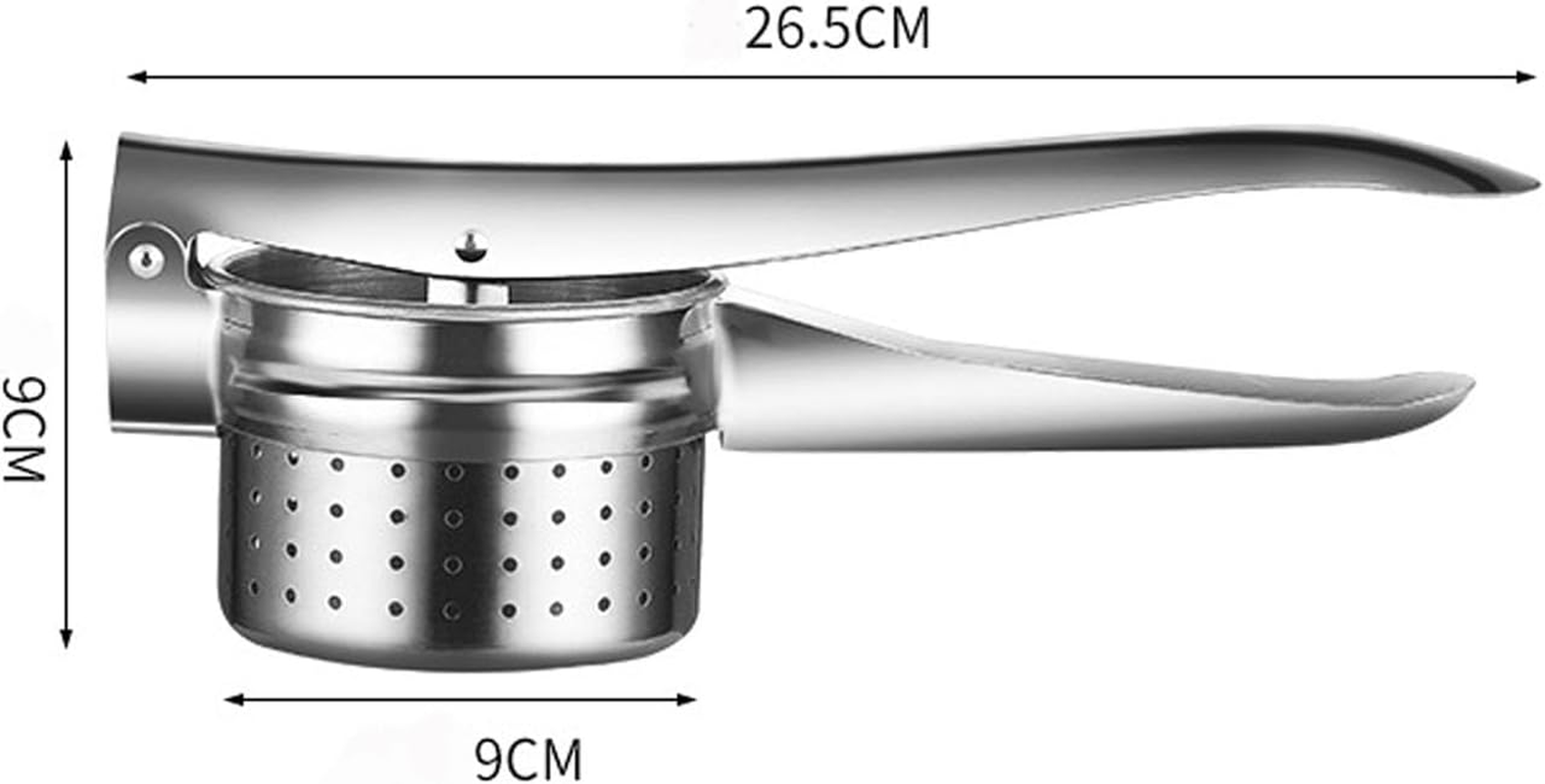 Stainless Steel Potato Ricer, for Mashed Potatoes Kitchen Tool Potato Press image number 5
