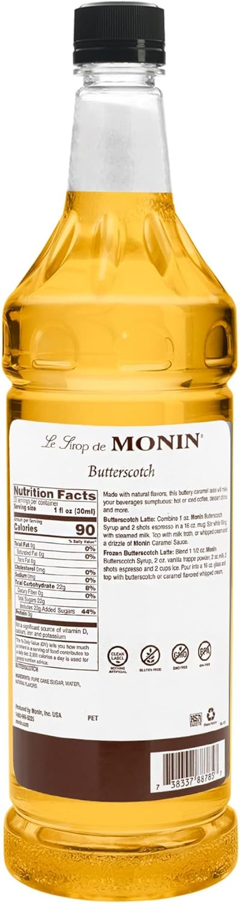 Monin Butterscotch Syrup, 1 Litre image number 2