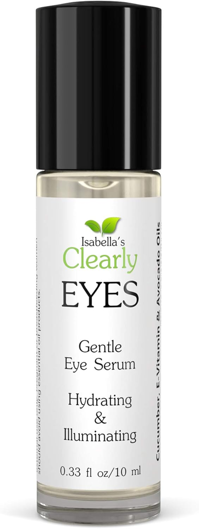 Clearly EYES Natural anti Ageing Eye Serum | Hydrating and Firming Instant Treatment for Tired Puffy Eyes, Dark Circles, Swollen Eyelid, Eye Bags | Cucumber and Avocado Oils | Made in USA image number 2