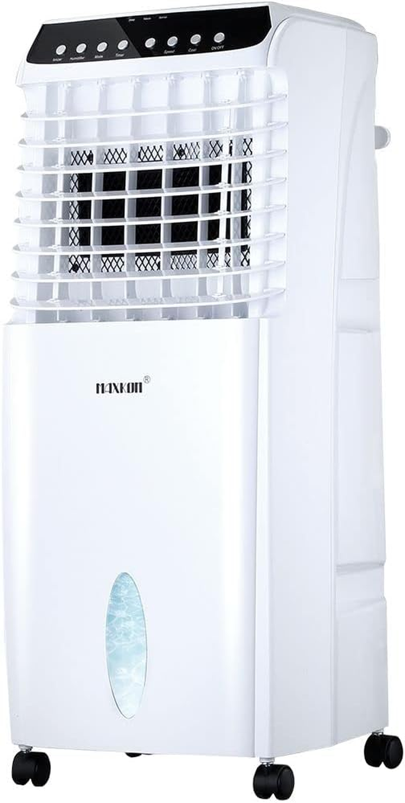 Maxkon 10L Portable Air Conditioner with 1300Cbm/Hour Air Flow Evaporative Air Cooler Fan with Ionizer/Humidifier Conditioner for 20-30CBM Home, Office image number 5