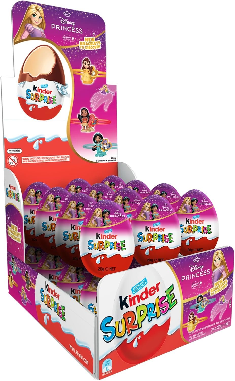 Kinder Surprise Pink Chocolate Egg, 24 X 20 Grams