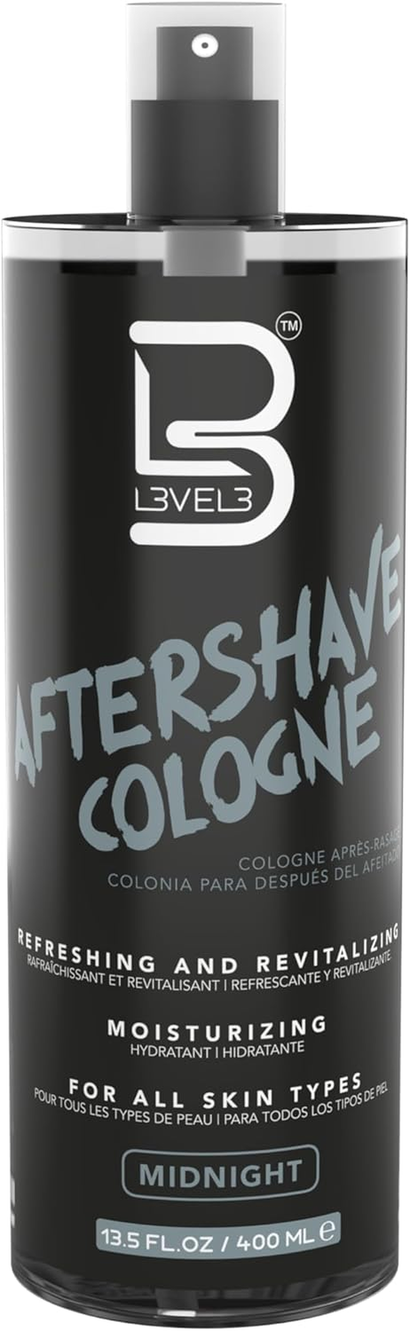 L3VEL3 Aftershave Cologne 400 Ml, Midnight