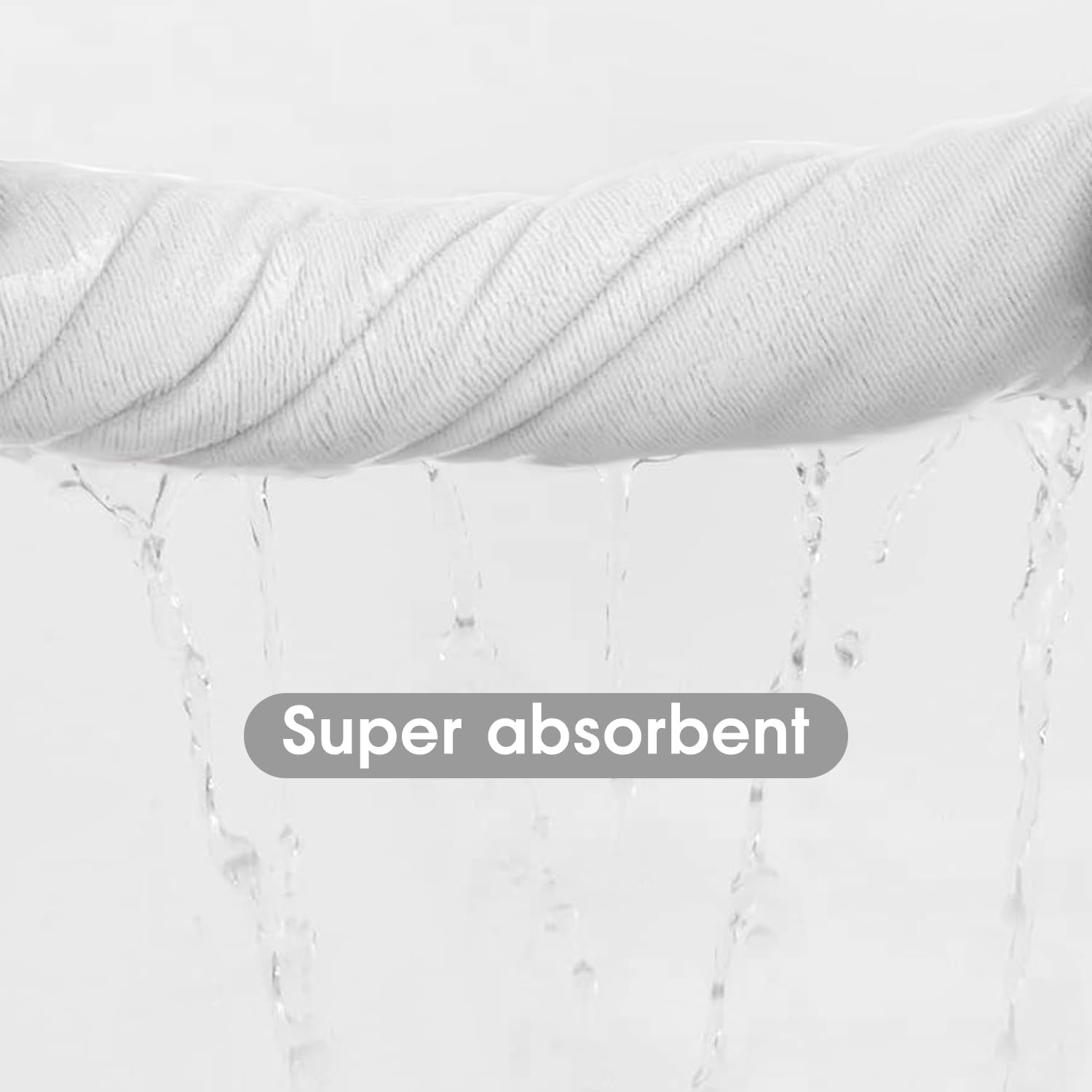 JML Bath Towels (2 Pack, 30"X60"), White Fleece Bath Towel, Luxury Hotel & SPA Towel Sets - Super Soft and Absorbent, Lint Free, Fade Resistant Oversized Bath Towel, Coral Fleece White image number 6