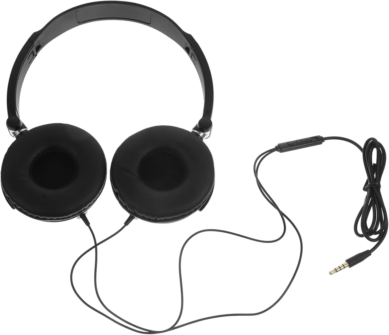 QUMIIRITY Headphones Microphone Lightweight Foldable Headsets Volume Control for Smartphones Pc Laptop Tablet over Ear Headphones Bass for Gaming and Music Listening image number 1