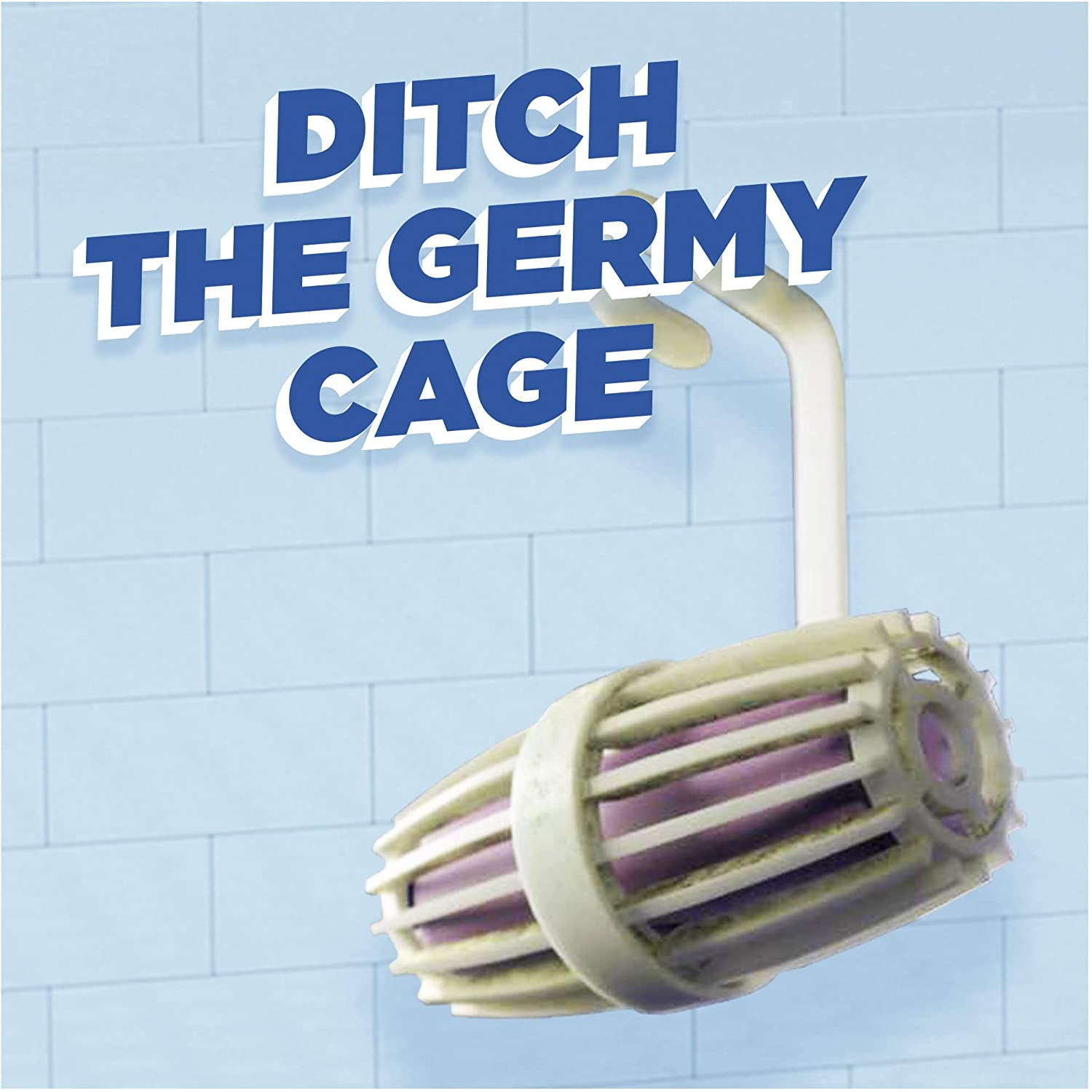 Duck Fresh Discs Twin Refill Toilet Bowl Cleaner, Lavender Scent, Disc Gel Refill with 12 Toilet Discs, 2 X 36Ml Tubes