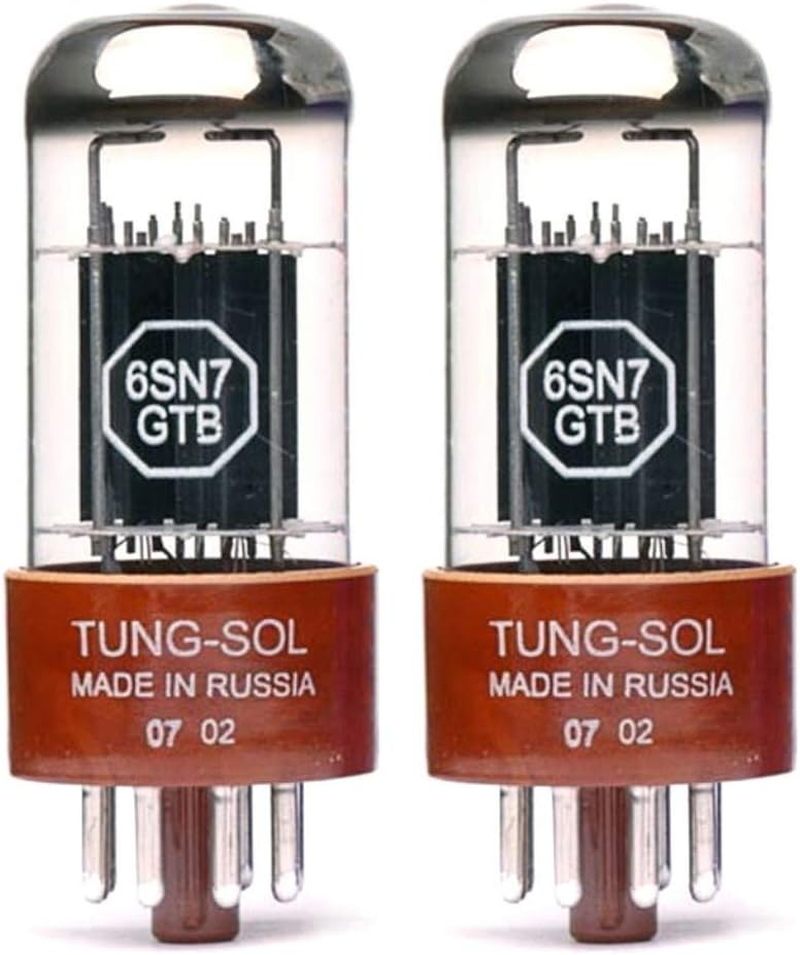 Tung-Sol New Gain Matched Pair (2) Reissue 6SN7GTB Vacuum Tubes 6SN7 6SN7GT