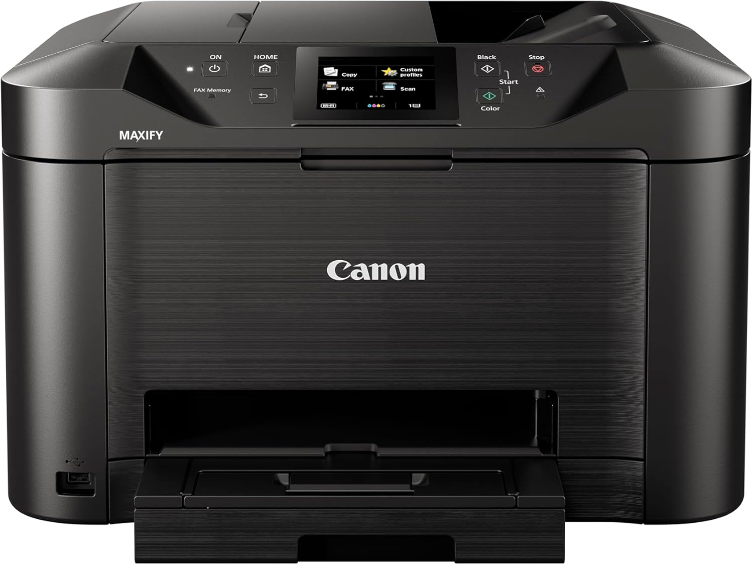 Canon MAXIFY MB5150 Multifunction Colour Inkjet Printer - A4 Print, Copy, Scan, Fax - 250 Sheet Capacity, 50-Sheet ADF, 2-Sided Scan - Wi-Fi, Cloud Link, USB Connectivity - Home Office Printer image number 1
