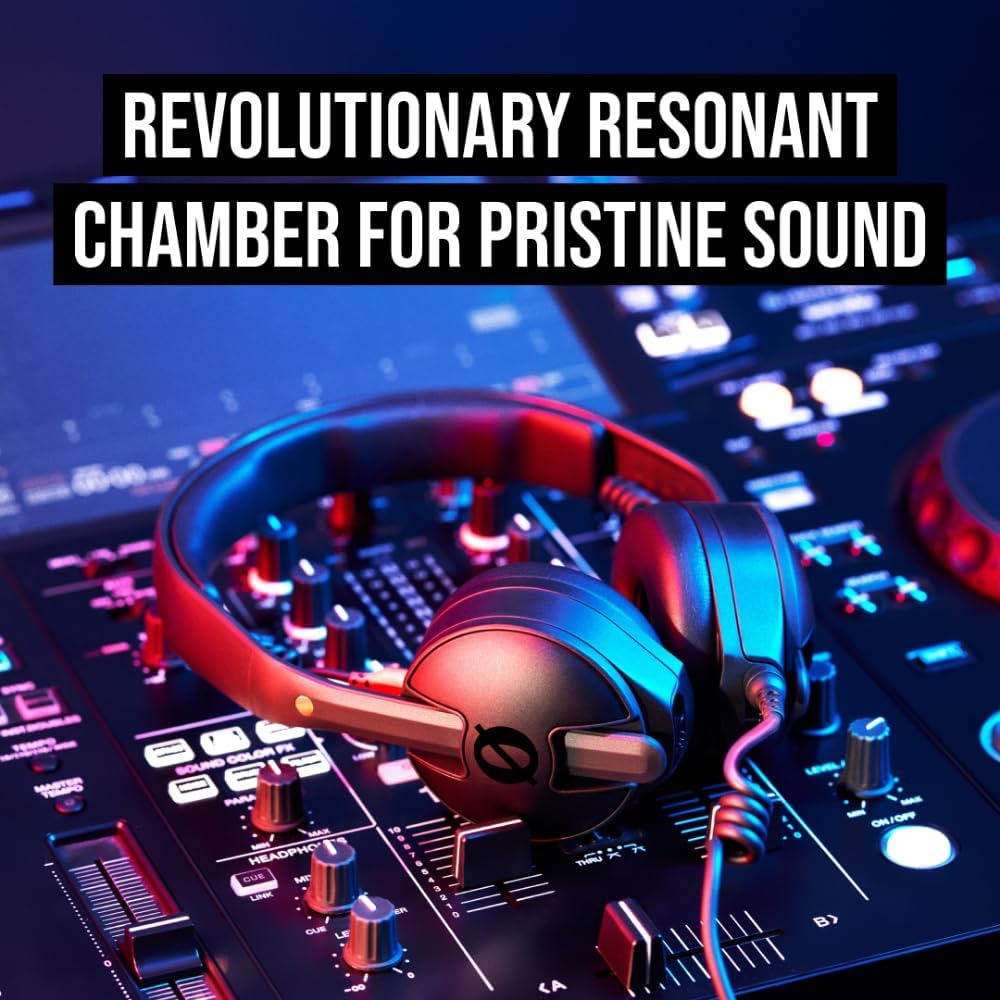 R&Oslash;DE NTH-50 Professional On-Ear Wired DJ Headphones | Durable, Comfortable, Hi-Fi Audio | Musicians, Filmmakers, Creators (Black)