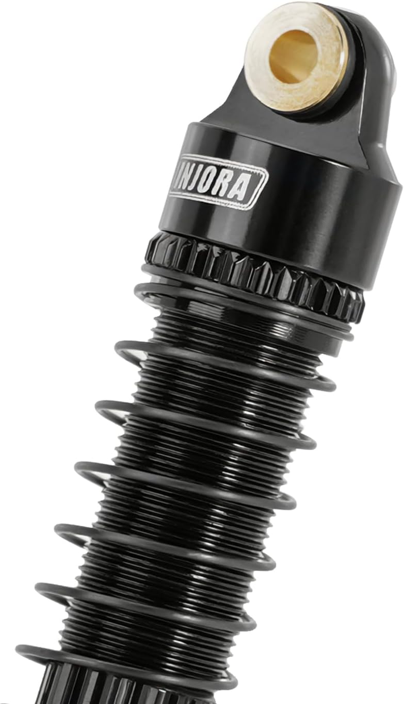 INJORA 59Mm Shocks Long Threaded-Brass & Aluminium Shock Absorber Oil Damper for TRX4M TRX4MT 1/18 RC Crawler Upgrade image number 6