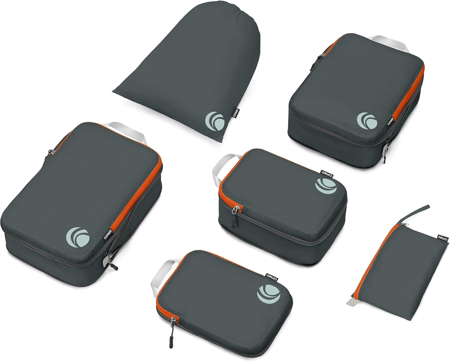Cipway Compression Packing Cubes for Travel-Expandable Luggage Organizer Set Pack More in Less Space,Travel Gear Accessories