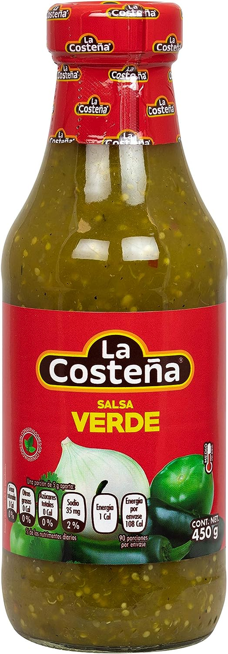 La Costena Green Medium Mexican Salsa, 450 G image number 5