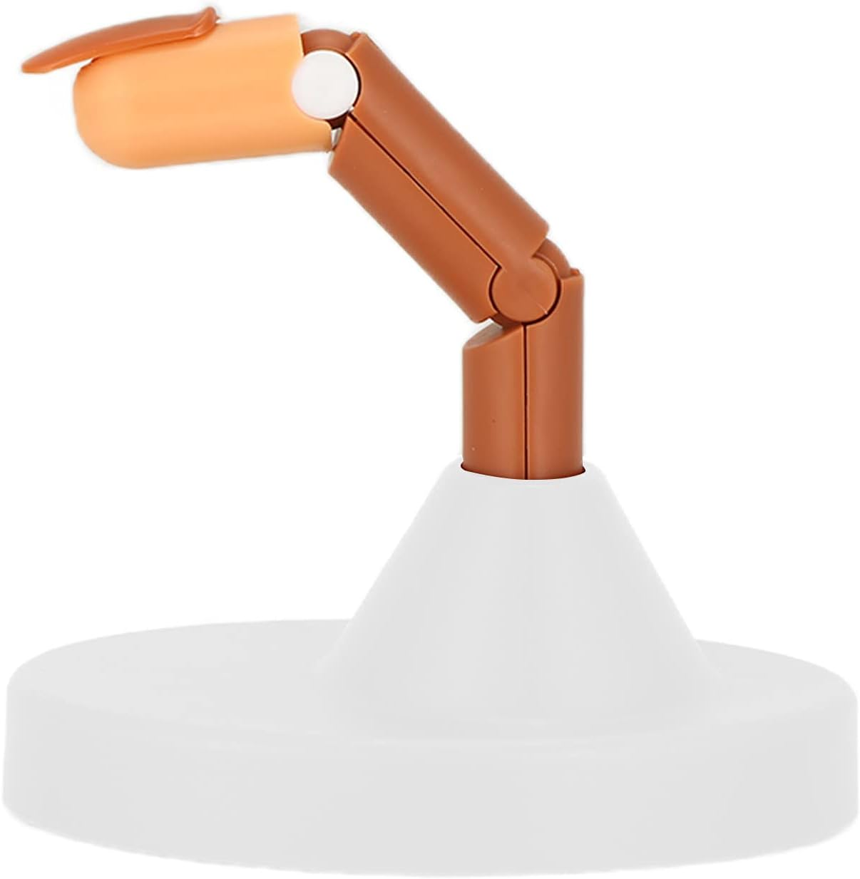 Finger Mannequin, Nail Art Practice Finger False Nail Tips Durability Softness for Nail Artists for Nail Salon(White)