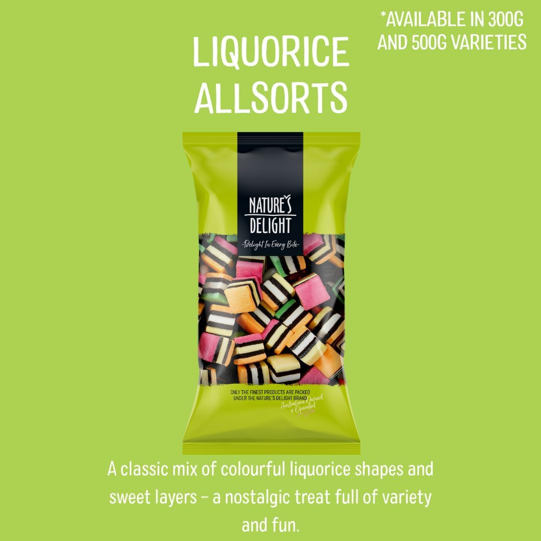 Nature'S Delight Liquorice Allsorts 300G image number 2