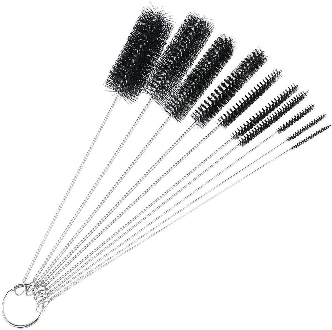 Bottle Cleaning Brushes, 10Packs Kettle Spout Teapot Nozzle Bottle Glasses Straw Cleaner Brush image number 2