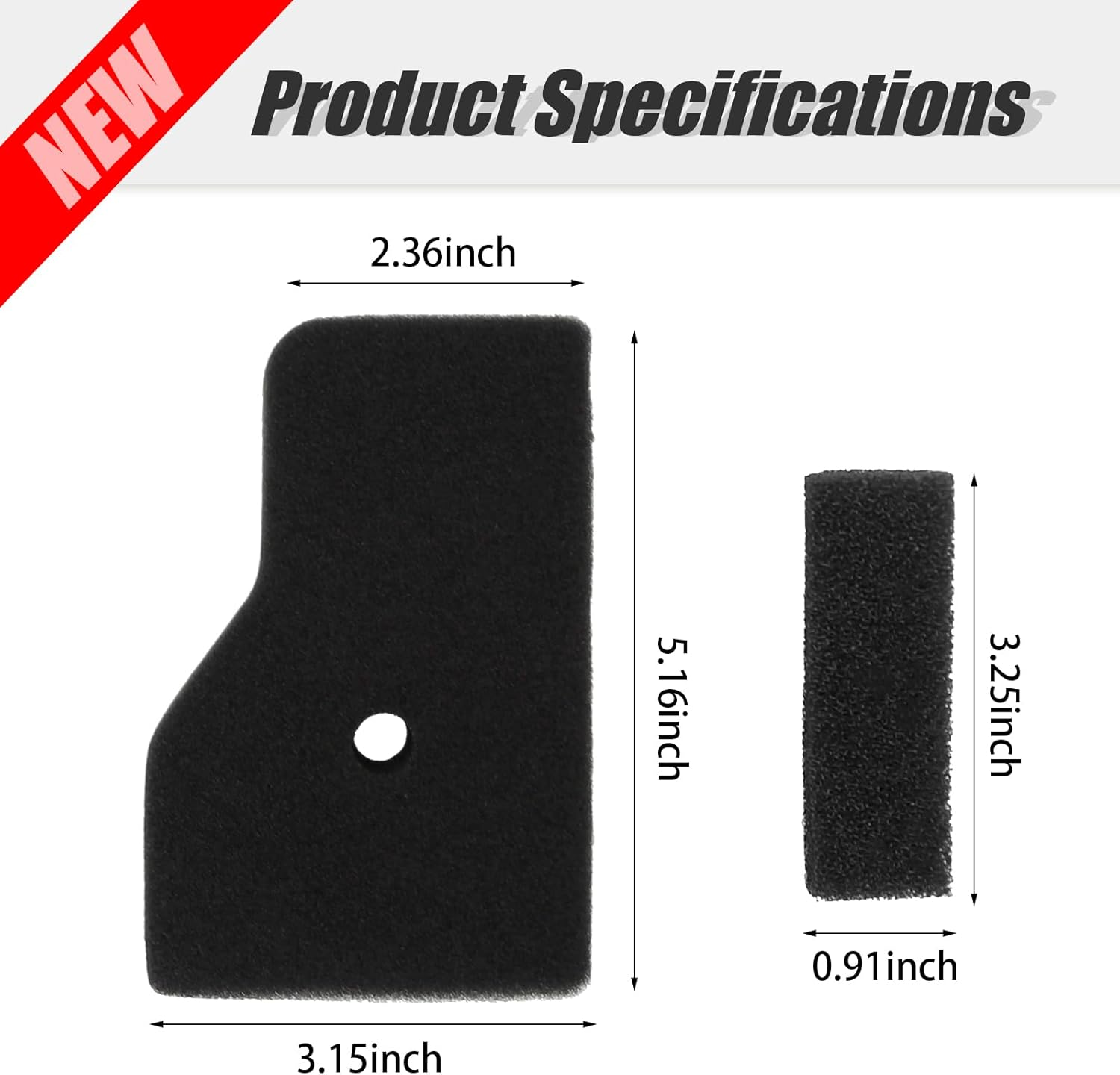 SYOWADA 17211-Z07-000 Air Filter Element 17218-Z07-000 Outer Filter Kit Replacement for Honda EU2000 Eu2000I EB2000 Eb2000I Eb2000It1 Eu2000It1 Eu2000Ik1 EU2200I Generators image number 2