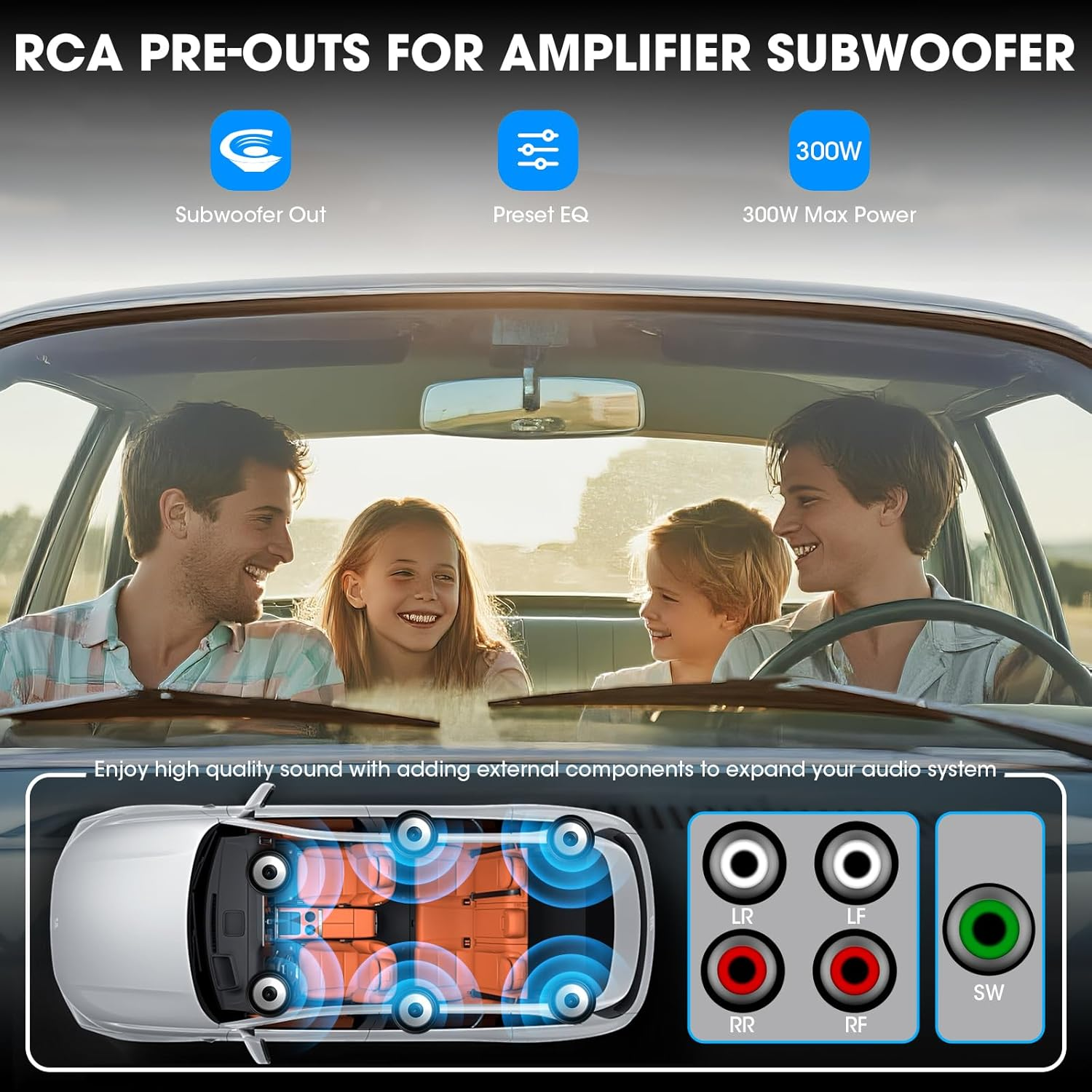 Single Din Classic Car Stereo: Vintage Retro Style Radio for Truck - Bluetooth LCD Display AM FM Receiver USB Aux-In Pre-Amp Subwoofer Output image number 3