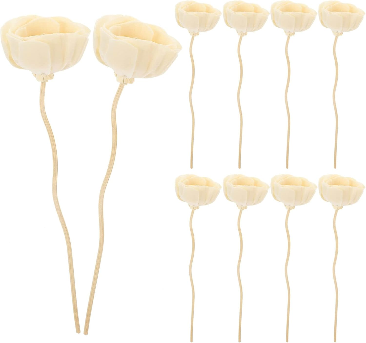 SEWACC 10Pcs Natural Diffuser Sticks Aromatherapy Rattan Flower Reed Sticks for Home Decoration Fragrance Essential Oil Diffusers image number 6