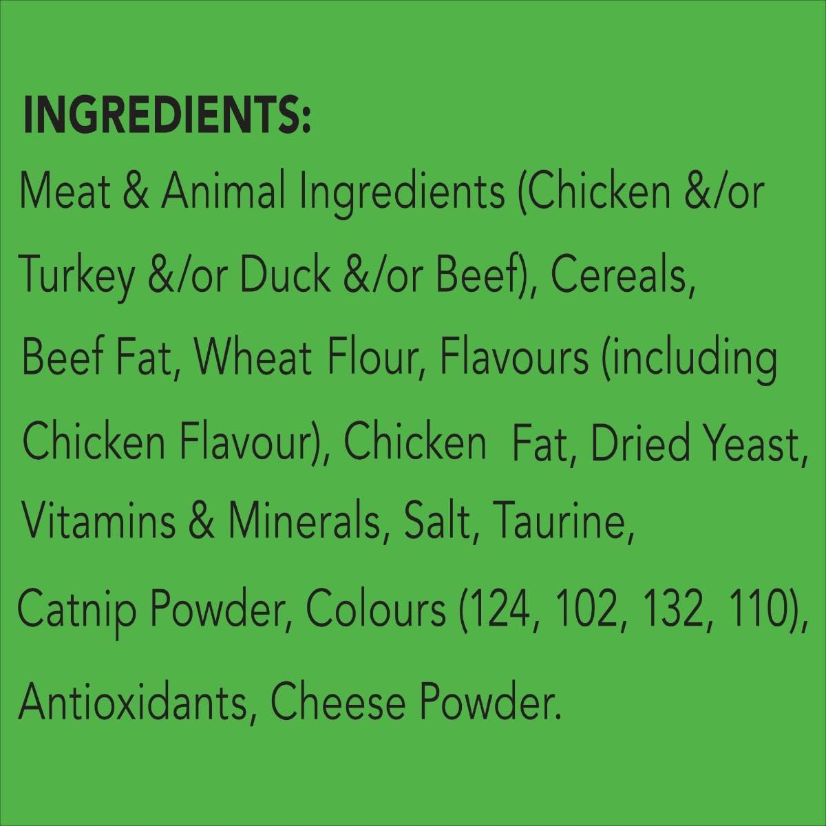 Temptations Mix-Ups Cat Treats Chicken, Catnip and Cheddar Flavour Bag 350G image number 4