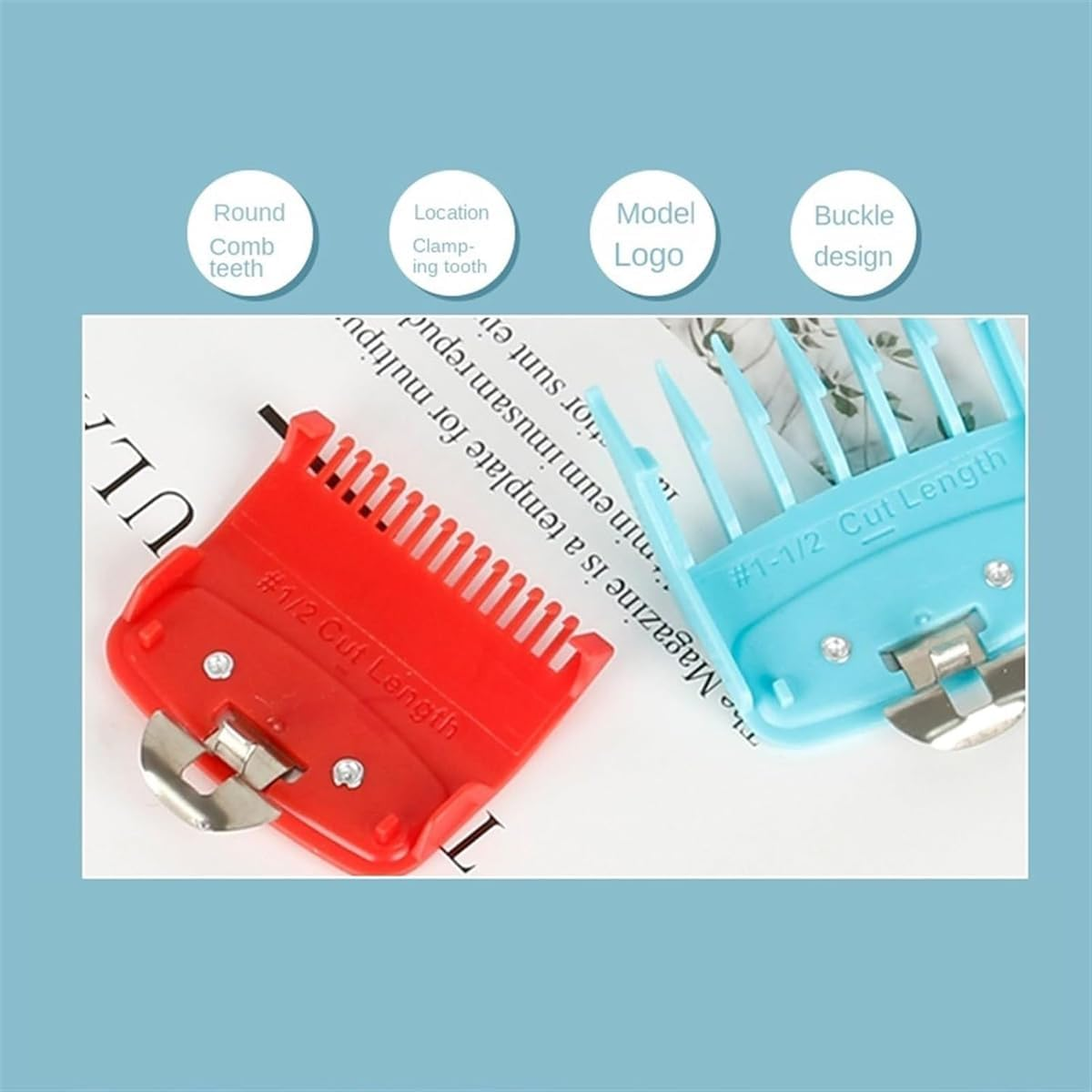 CENPEK 2 Pieces Hair Clippers for Men, Professional Hair Clippers for Hair Clippers and Spare Parts for Hair Accessories image number 2