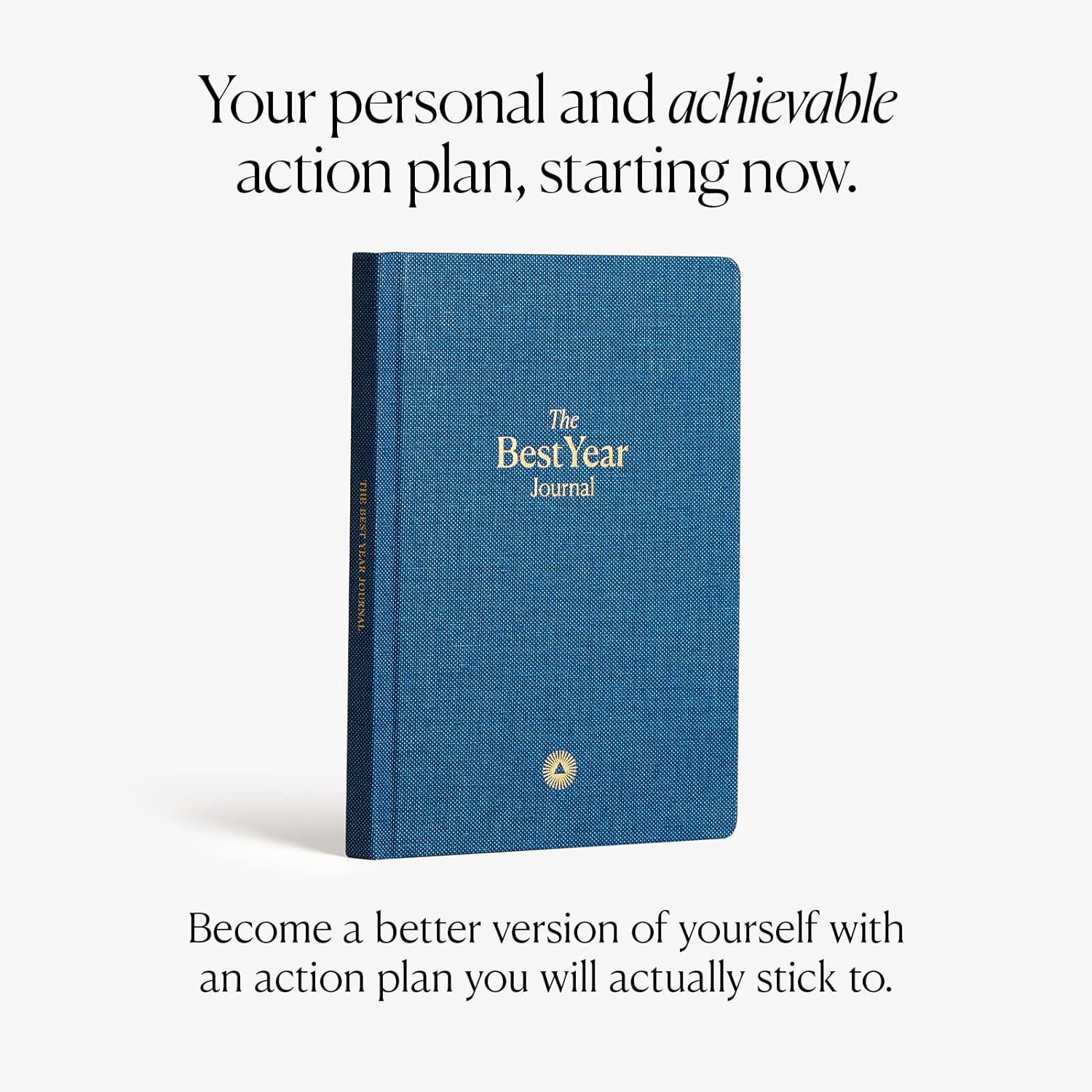 The Best Year Journal, 12-Month Productivity Planner, Journaling Supplies for Time-Management and Mindfulness, A5 Journal Notebook for Goal Setting and Reflection - Intelligent Change