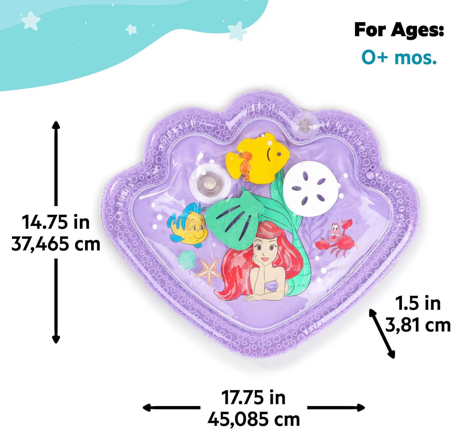 Bright Starts Tummy Time Water Mat image number 6