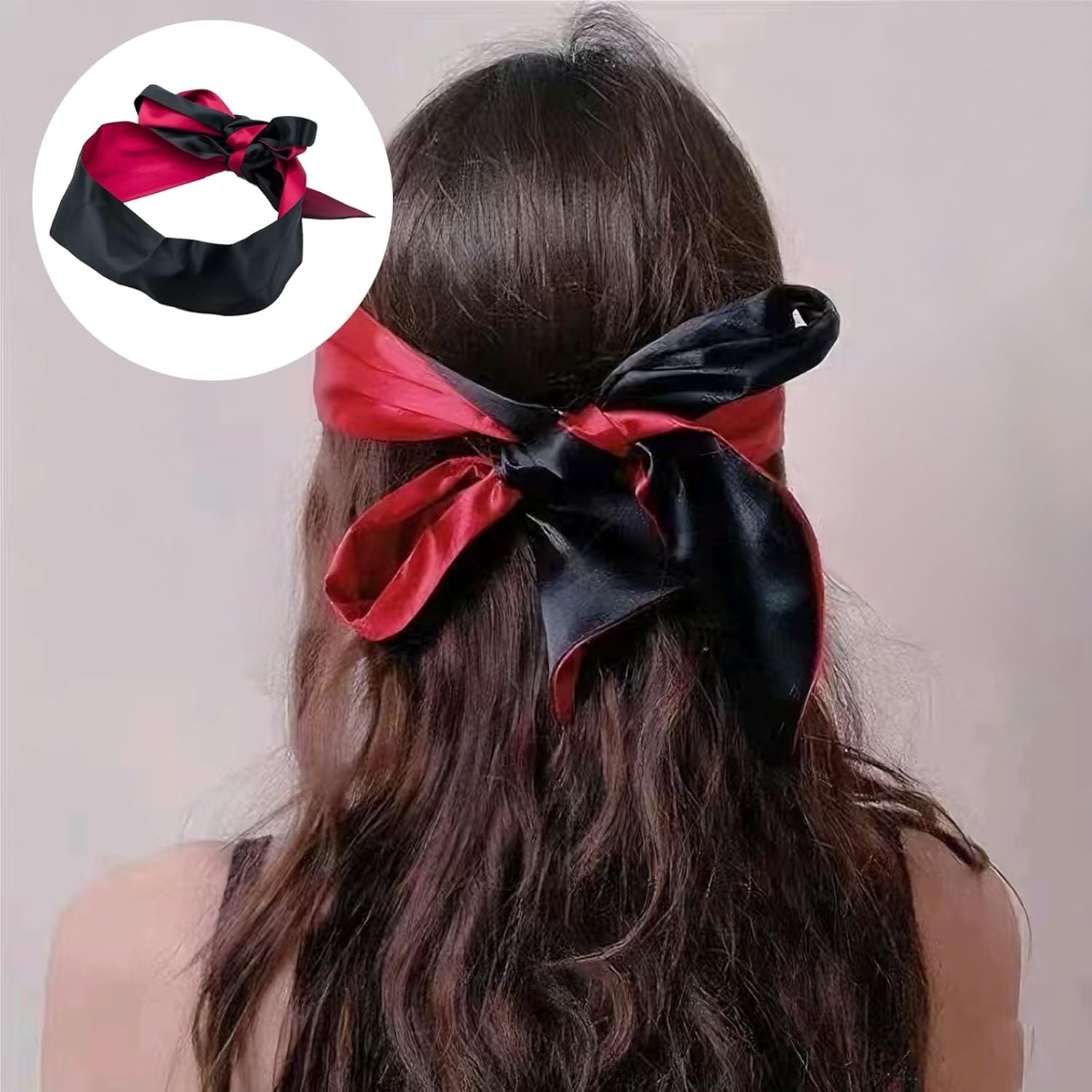 2 Pcs Black Satin Blindfold Eye Mask,Teasing Feather Stick,Eye Mask Sex Toy, Blindfolded Teasing Feather Stick for Couples，Couples Game Accessories,Bdsm Fetish Slave Bondage Toy image number 3