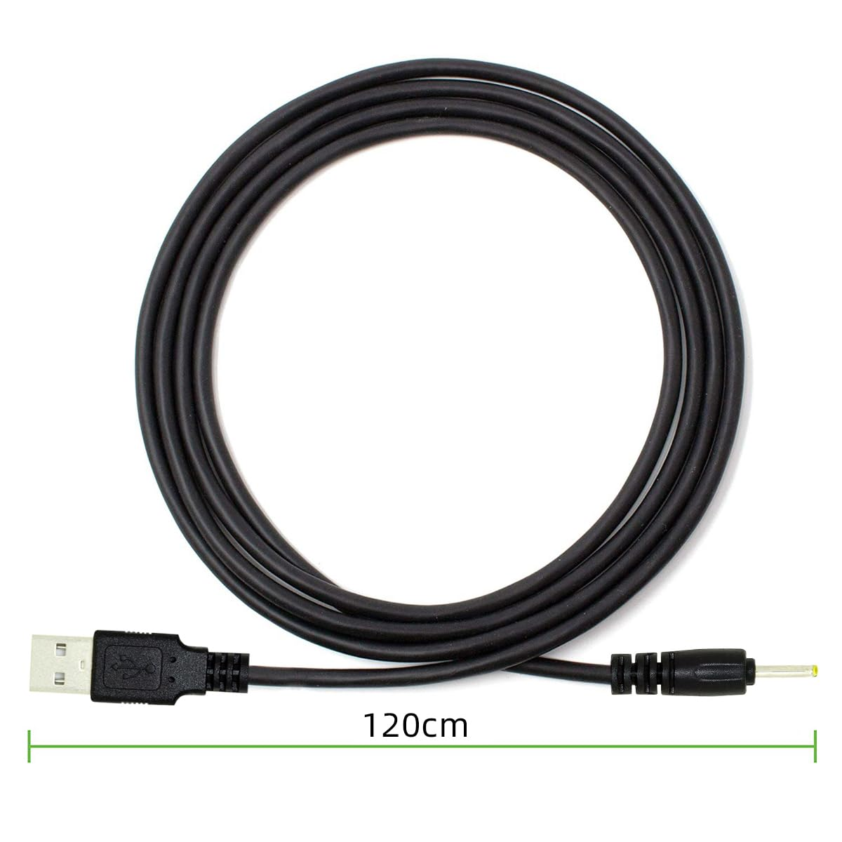 Chenyang USB 2.0 Type a Male to DC 2.35Mm 2.50Mm 0.7Mm Power Plug 5V Cable 100Cm 18AWG for Tablet - Black 2.35X0.7Mm image number 3