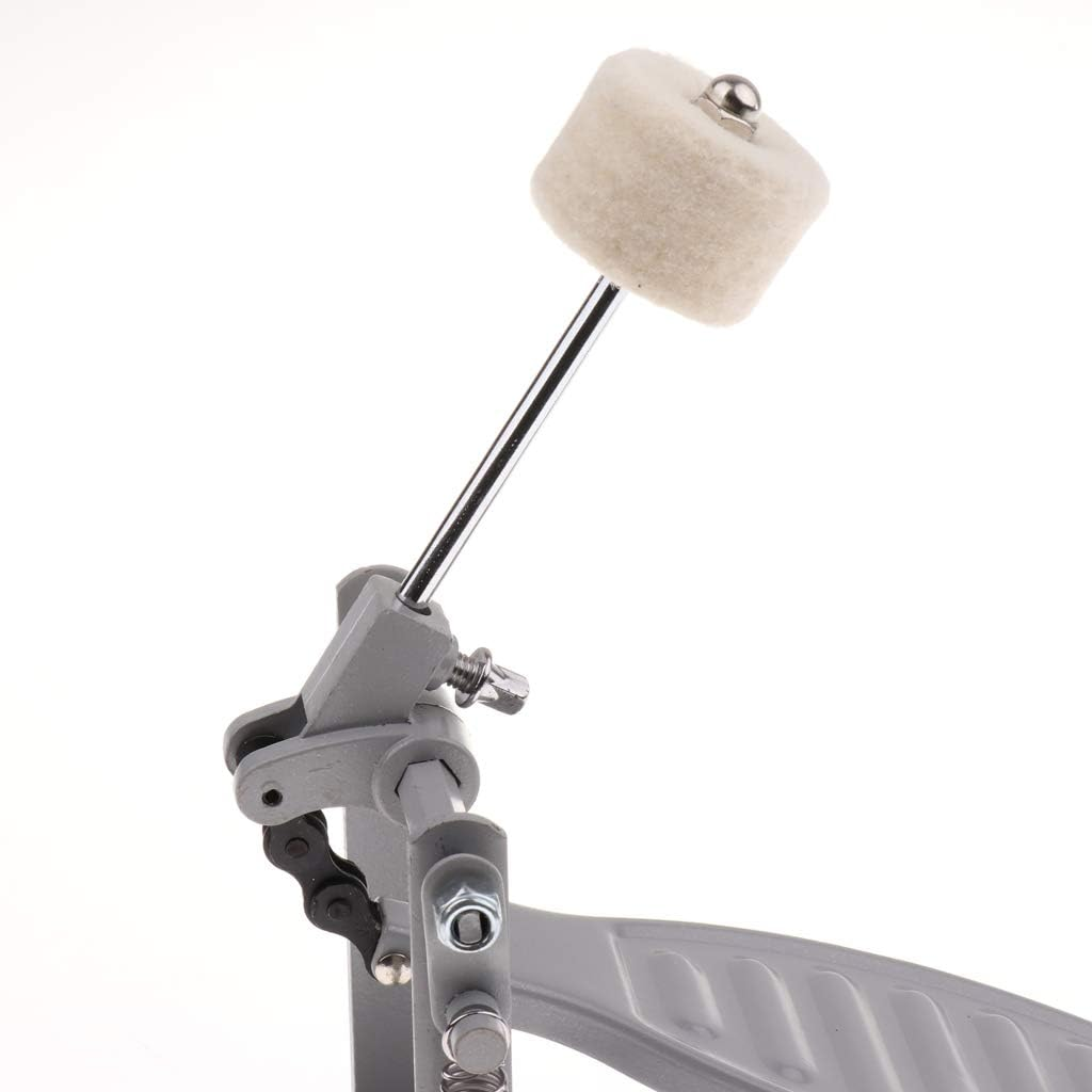 Non-Slip Kids Rack Drum Pedal W/Single Spring Pendulum Kit Percussion Parts - Silver image number 4