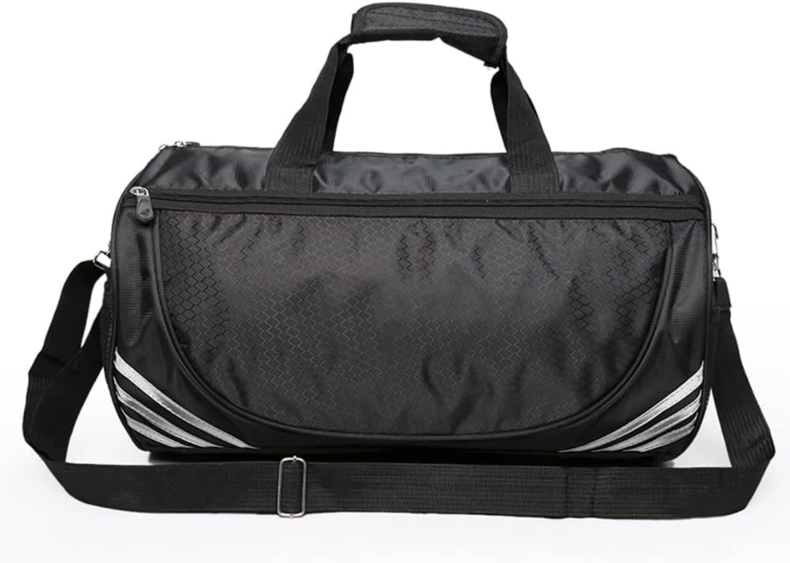 Travel Foldable Duffel Bag for Airlines, Resistant Nylon Waterproof Lightweight Travel Duffle Luggage Bag for Women Men for Vacation, Sports (Style3-Black)