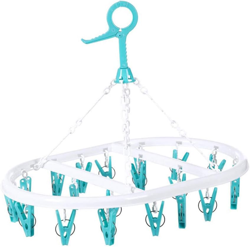 Box Sweden 20 Pegs/Hooks Hanging Clothes/Undergarment/Socks Airer/Dryer Assorted image number 1