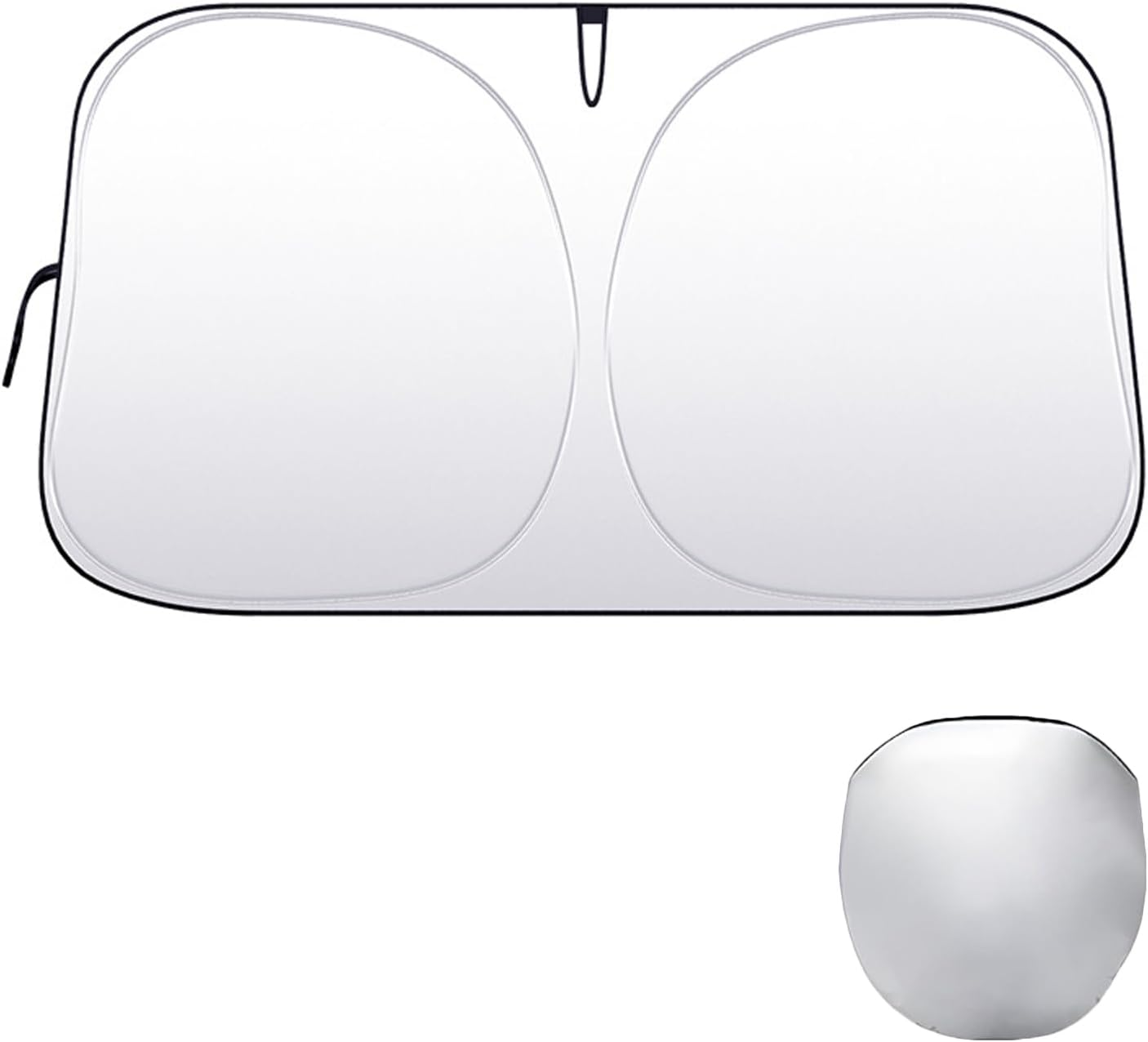 Car Front Glass Sunshade Silver Coated Cloth Summer Car Sunshade