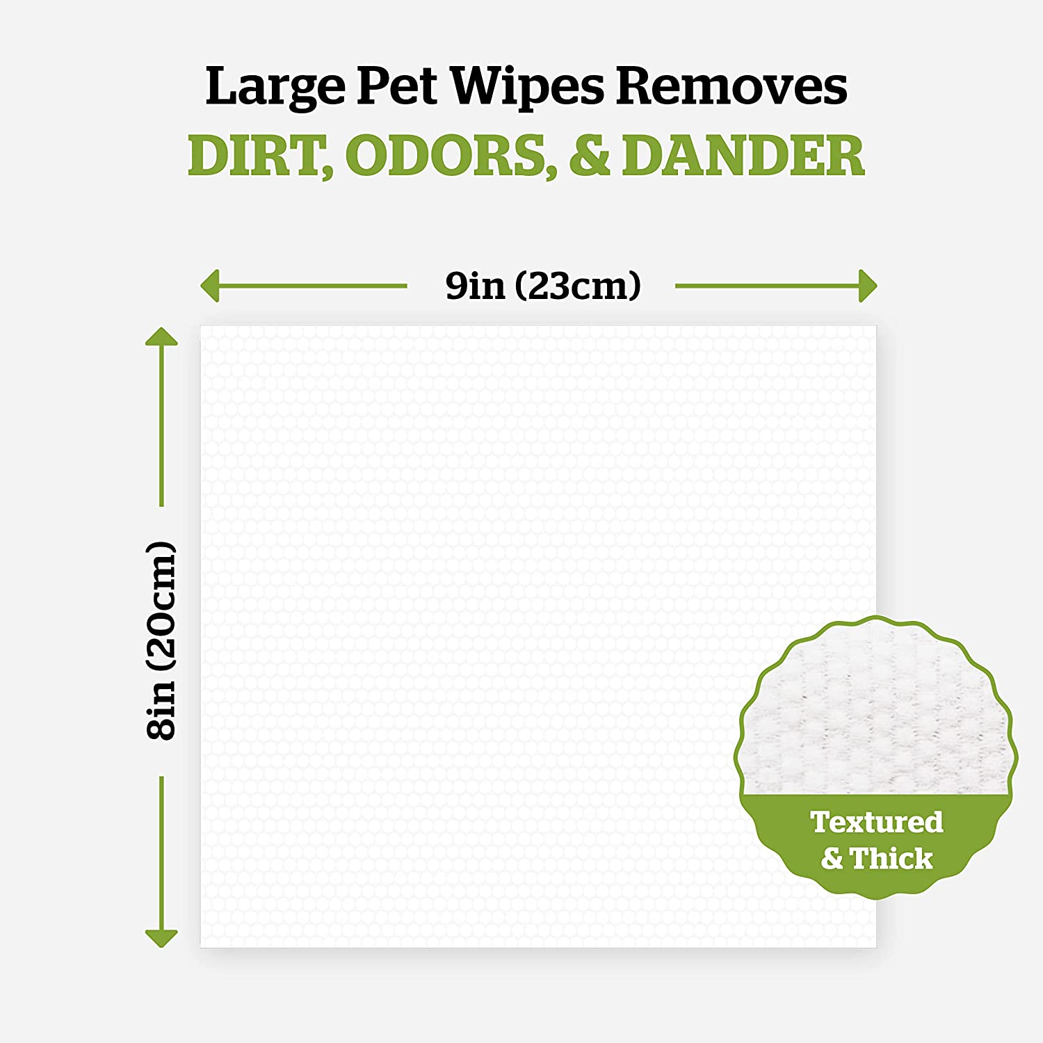 Pogi'S Dog Grooming Wipes - 100 Dog Wipes for Cleaning and Deodorising - Plant-Based, Hypoallergenic Pet Wipes for Dogs, Puppy Wipes - Quick Bath Dog Wipes for Paws, Butt, & Body - Fragrance Free - Fragrance-Free image number 3