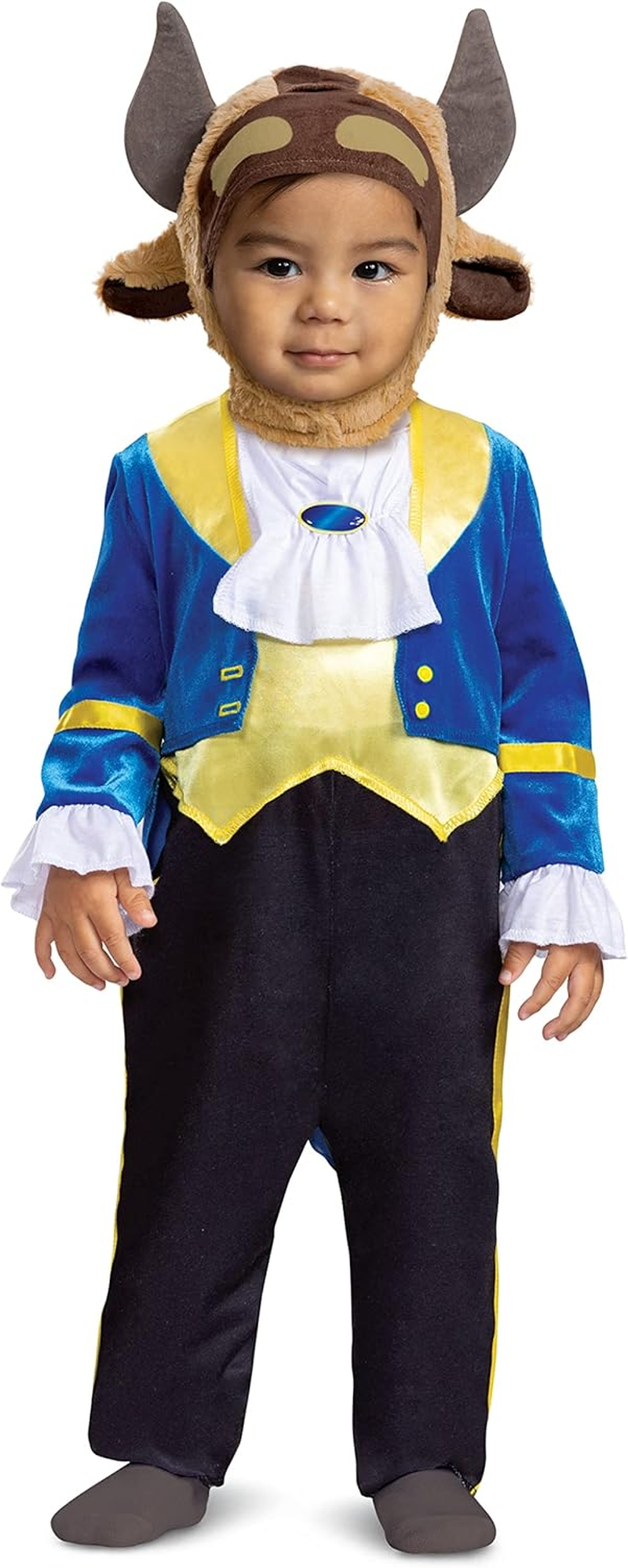 Disguise Beauty and the Beast Infant Posh Beast Costume, as Shown, Size (6-12 Months) image number 3