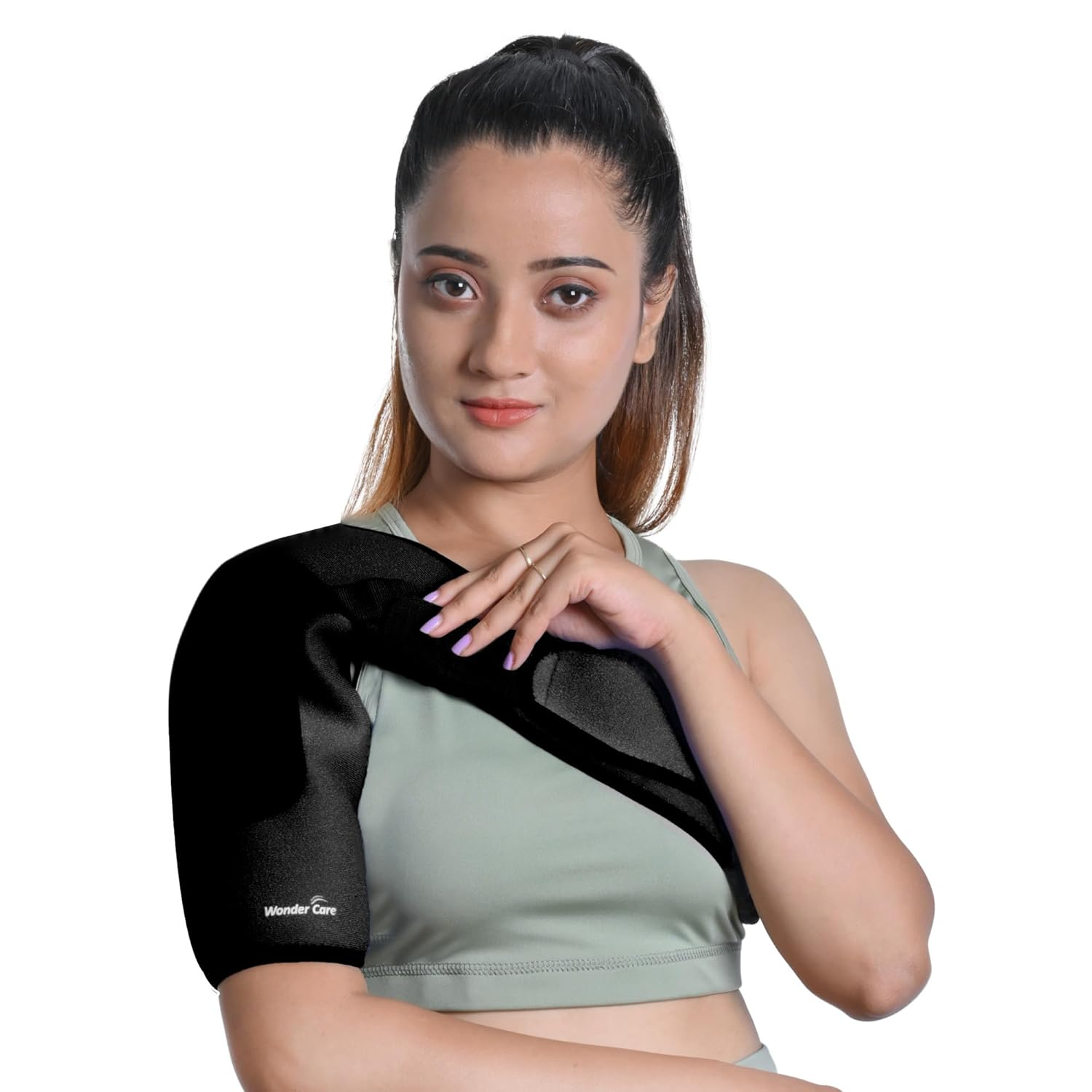 Wonder Care Rotator Cuff Brace for Shoulder Pain Relief Neoprene Shoulder Support Brace for Men and Women for Dislocated, Frozen, Mouse Shoulder, Rotator Cuff Pain Relief Wrap (Special Size: 36"-48")