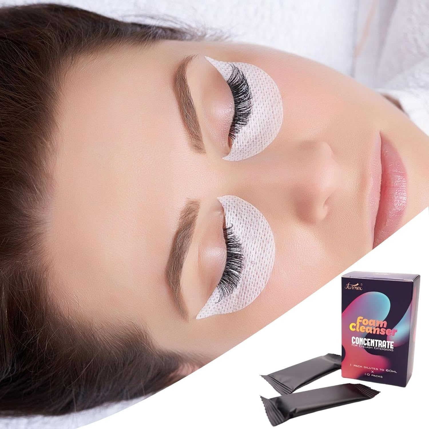 Prolong Lash Cleanser - 1:60 Concentrate Lash Cleanser, Foaming Lash Shampoo, Professional Non-Irritating Lash Wash for Lash Extensions, Salon Home Lash Care Maijia image number 4