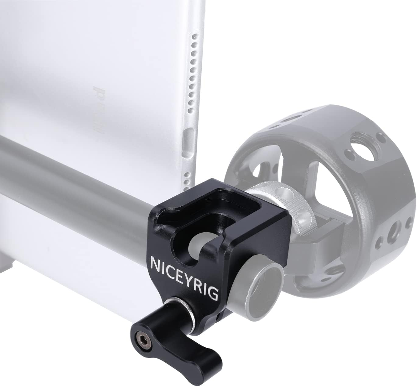 Niceyrig Single 15Mm Rail Block with Cold Shoe Mount & Arri Locating Holes image number 1