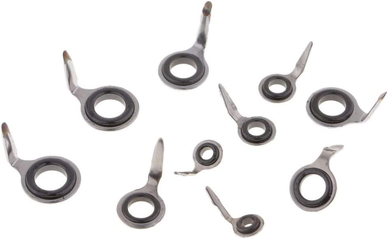 F Fityle 10Pcs Fishing Rod Guides Eye Ring Rod Repair Kit 2Mm, 3Mm, 4Mm, 4.5Mm, 5Mm image number 4