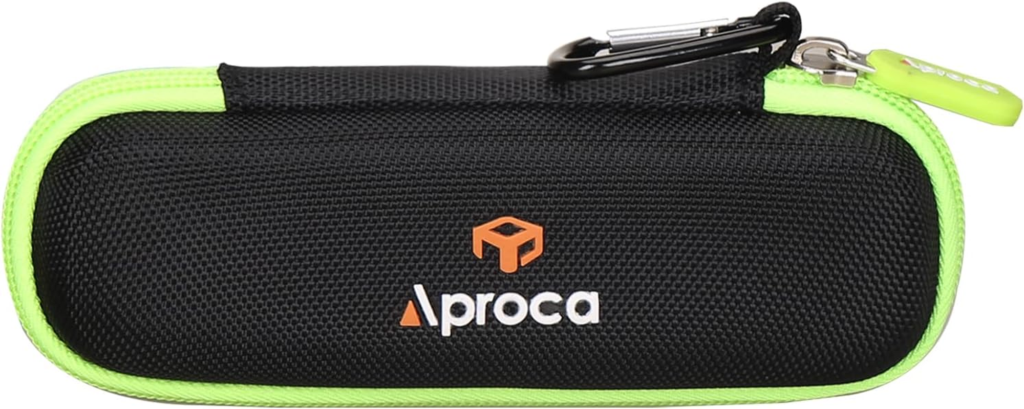 Aproca Hard Travel Storage Carrying Case, for Garmin Hrm-Pro/Hrm-Tri Heart Rate Monitor - Green Zipper image number 3