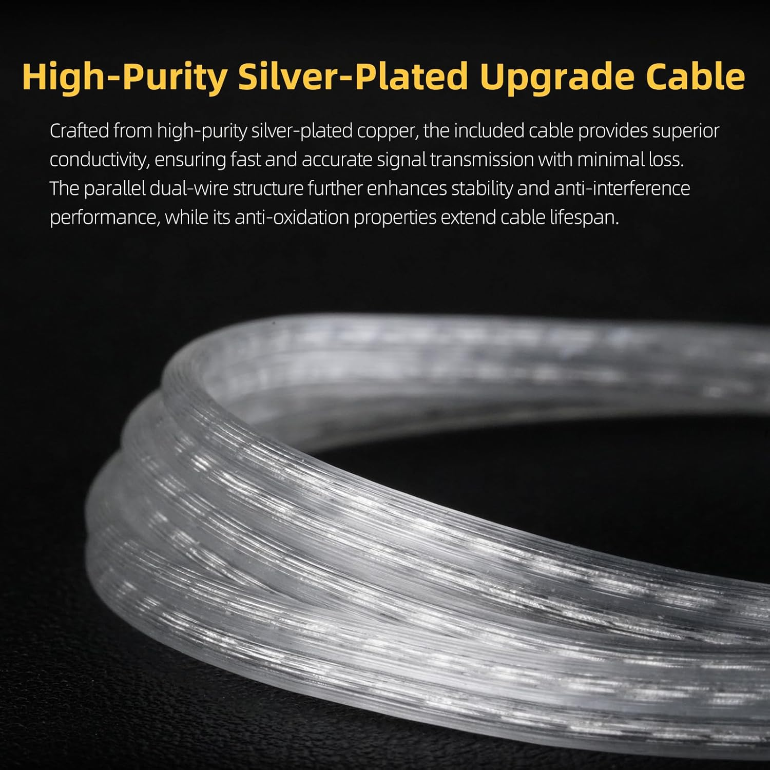 Yinyoo KZ ZS12 Pro 2 IEM Wired Earphones USBC Hifi Earphones 5BA + 1DD In-Ear Headphones with Gold-Plated 2-Pin Connector for Musicians (Black, with Microphone) image number 3