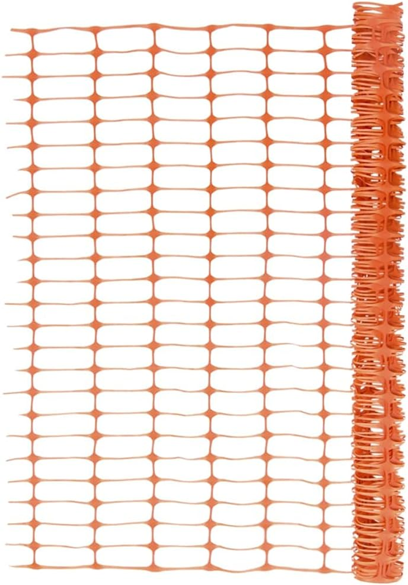 Vidaxl Safety Garden Fence 30 M - HDPE Material, Orange - Temporary Fencing Solution for Construction Sites, Farms, Outdoor Events image number 3