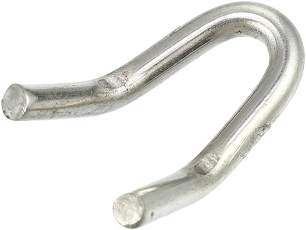 X AUTOHAUX 8 Set 55Mm 2.17" Motorcycle Exhaust Pipe Spring with U Shape Hooks Stainless Steel Silver Tone image number 2