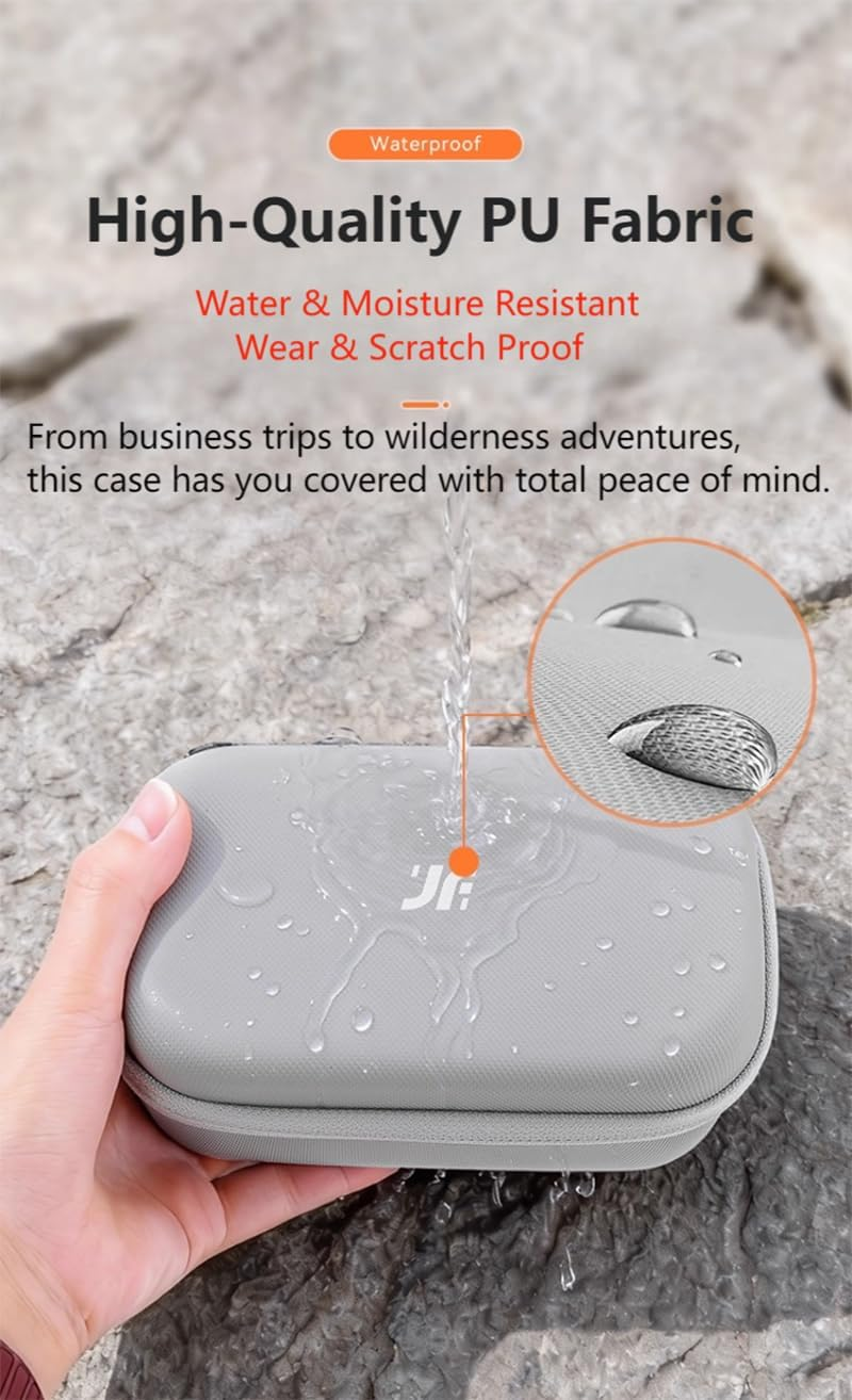 Cochanvie Carrying Case for Insta 360 Ace Pro 2 Xplorer Grip Pro Kit, Storage Travel Bag for Camera, Grip & Quickly Release Adapter and Other Accessories (Black) image number 1