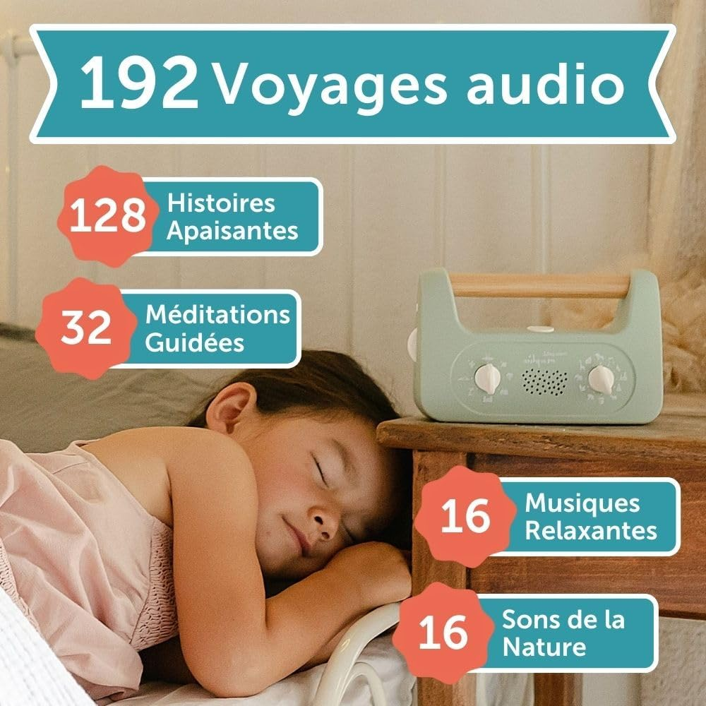 My Little Morph&eacute;e - Meditation Box for Promoting Sleep and Calming Children from 3 Years, without Waves and without Screen - 700,000 Users (German, English, French, Spanish)