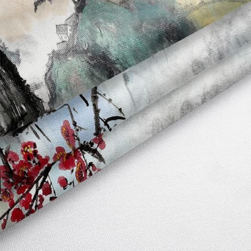 Bcsewcg Japanese Cherry Blossom Anime Wall Tapestry, Nature Landscape, Aesthetic Wall Art for Bedroom, Living Room Home Decor image number 1